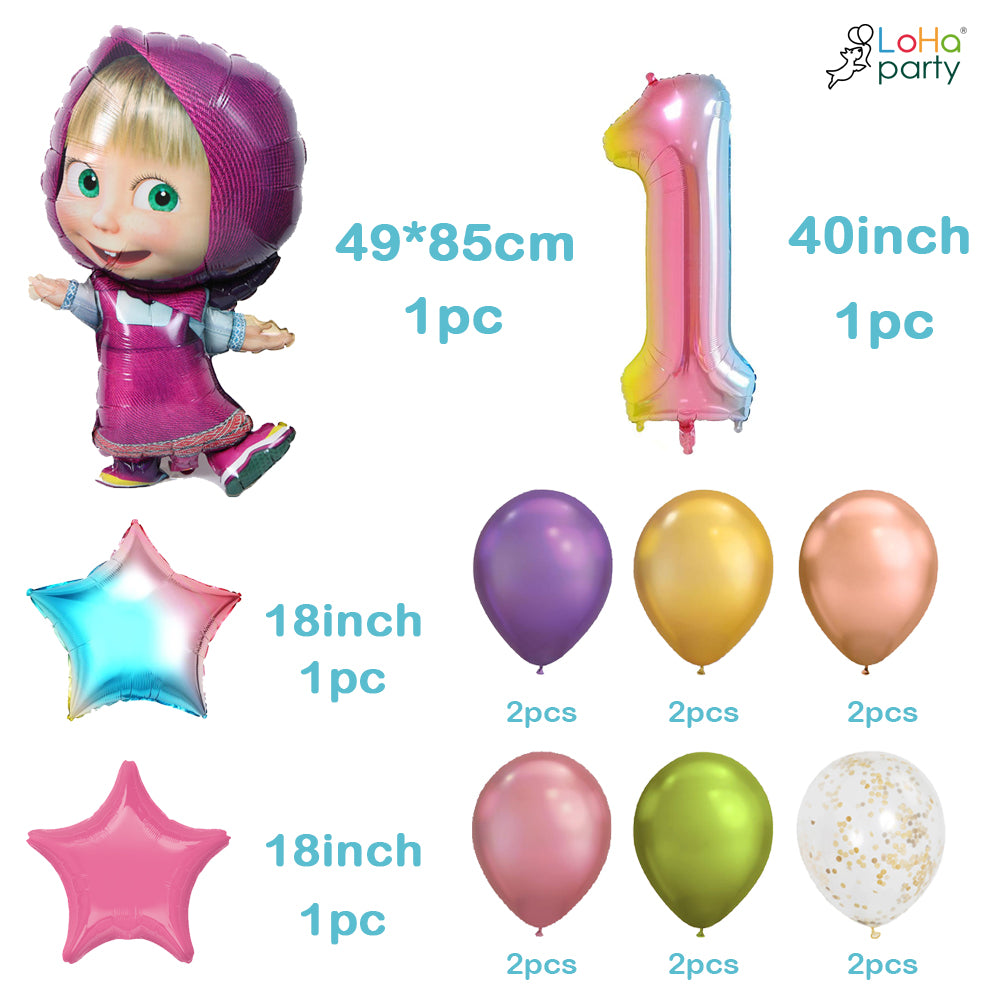 Masha balloon set