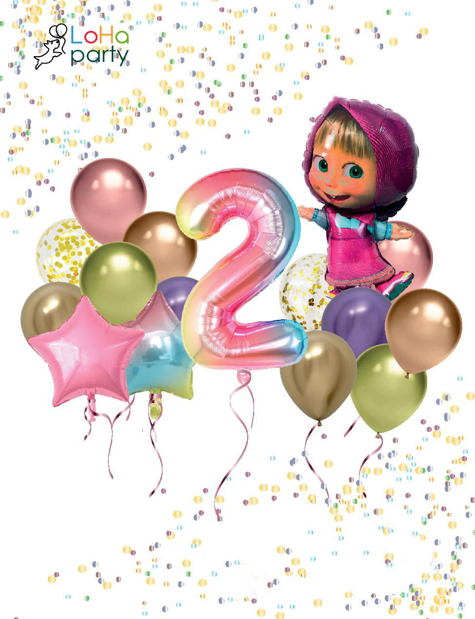 Masha balloon set