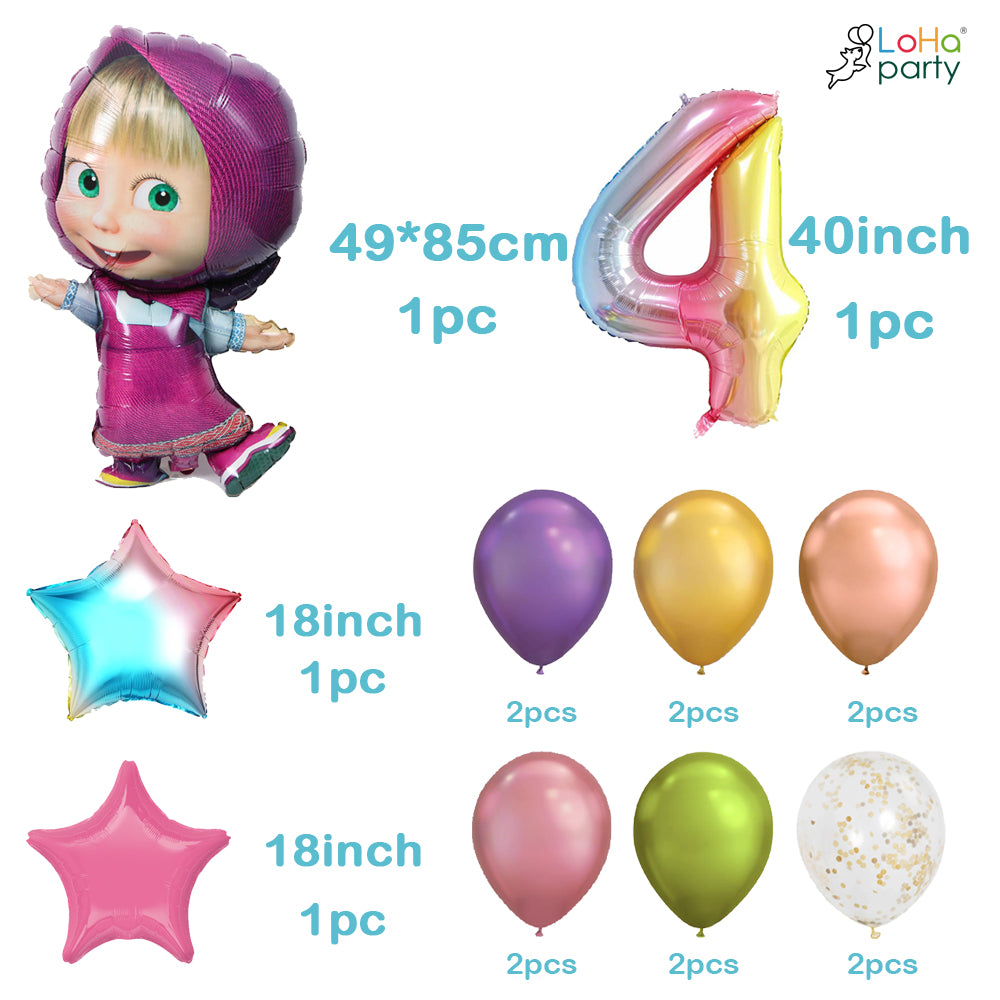 Masha balloon set