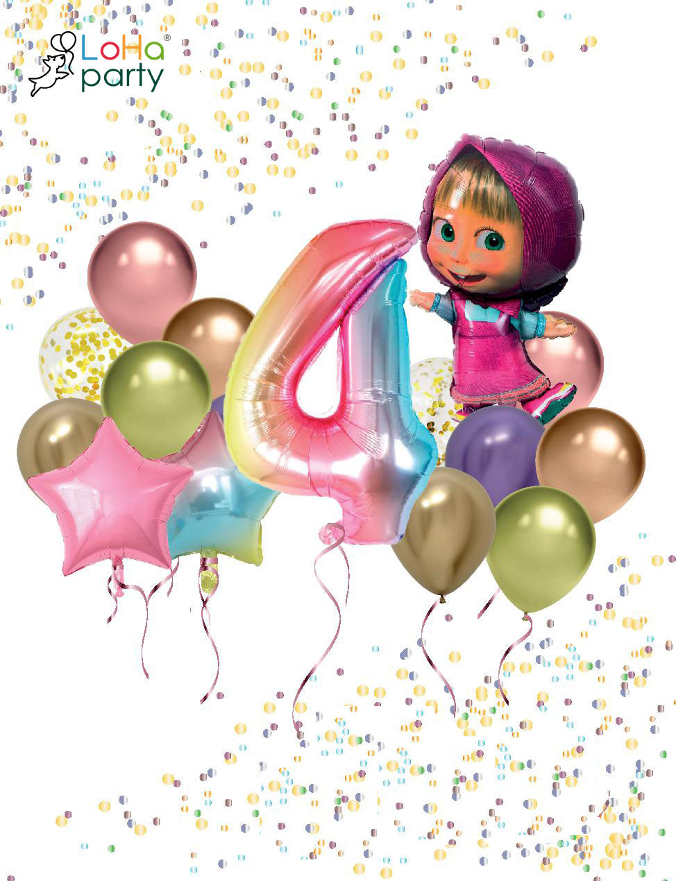 Masha balloon set