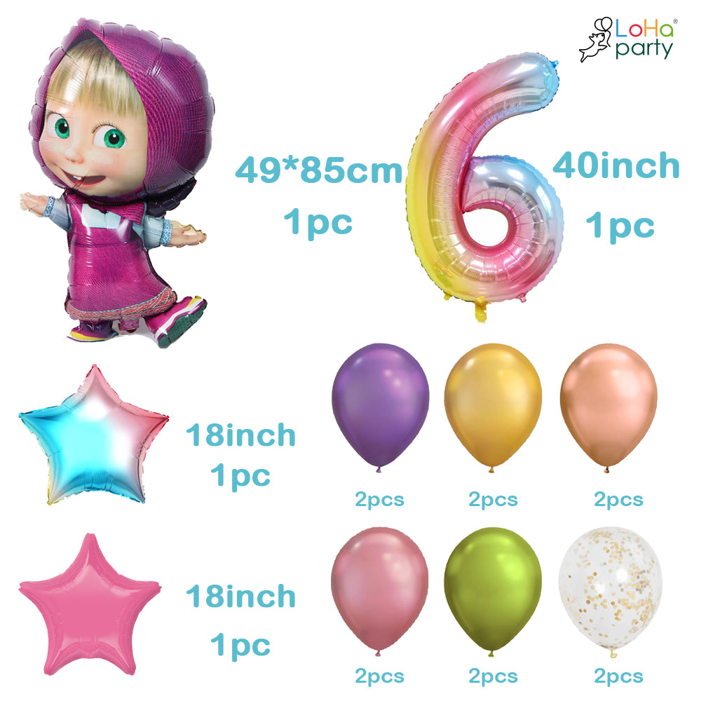 Masha balloon set