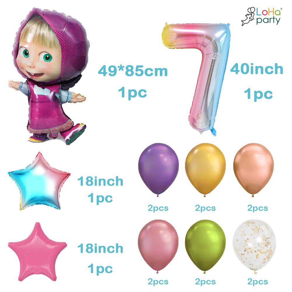 Masha balloon set