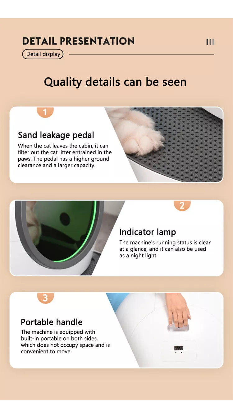 Automatic pet toilet