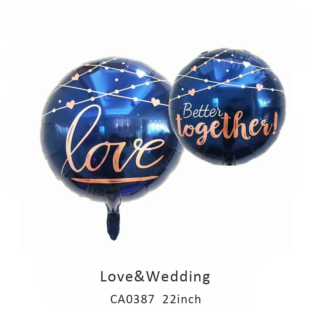 love foil balloon MOQ 50pcs