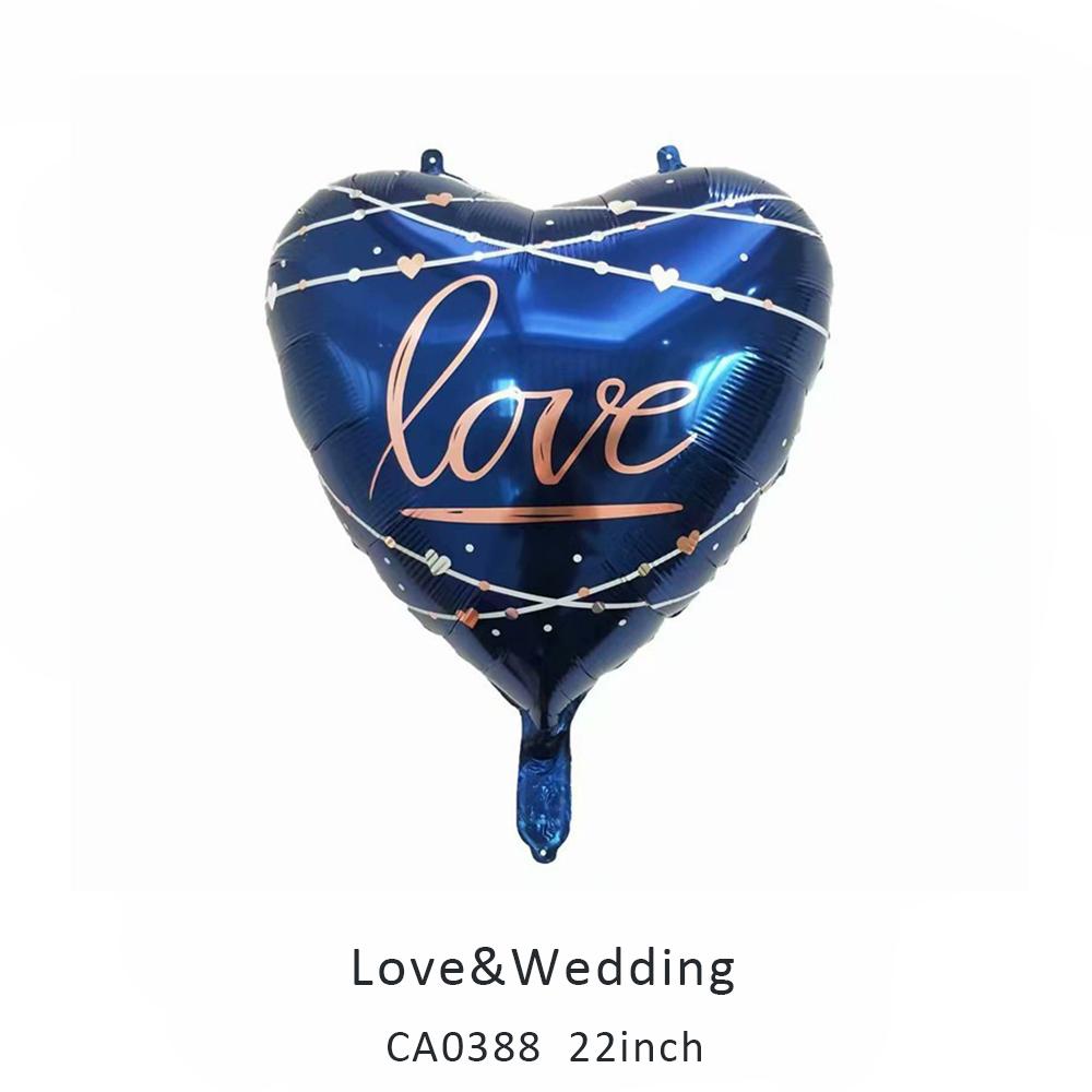 love foil balloon MOQ 50pcs