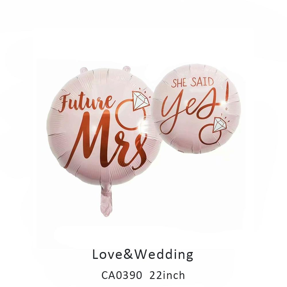 love foil balloon MOQ 50pcs