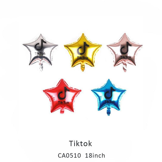 tiktok foil balloon MOQ 50pcs