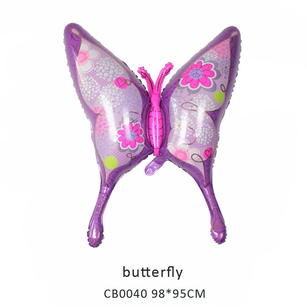 laser butterfly foil balloon MOQ 50pcs