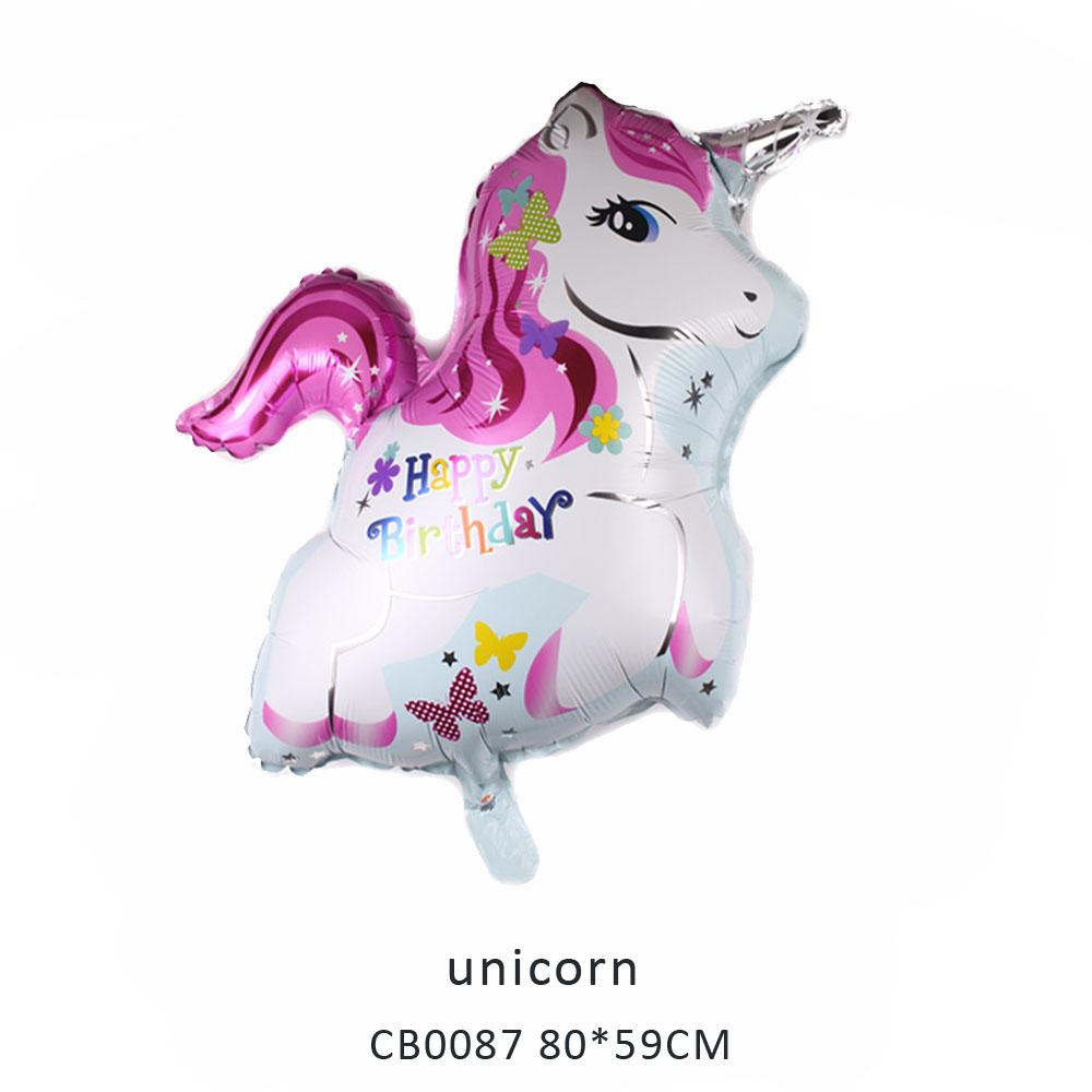 laser unicorn foil balloon MOQ 50pcs