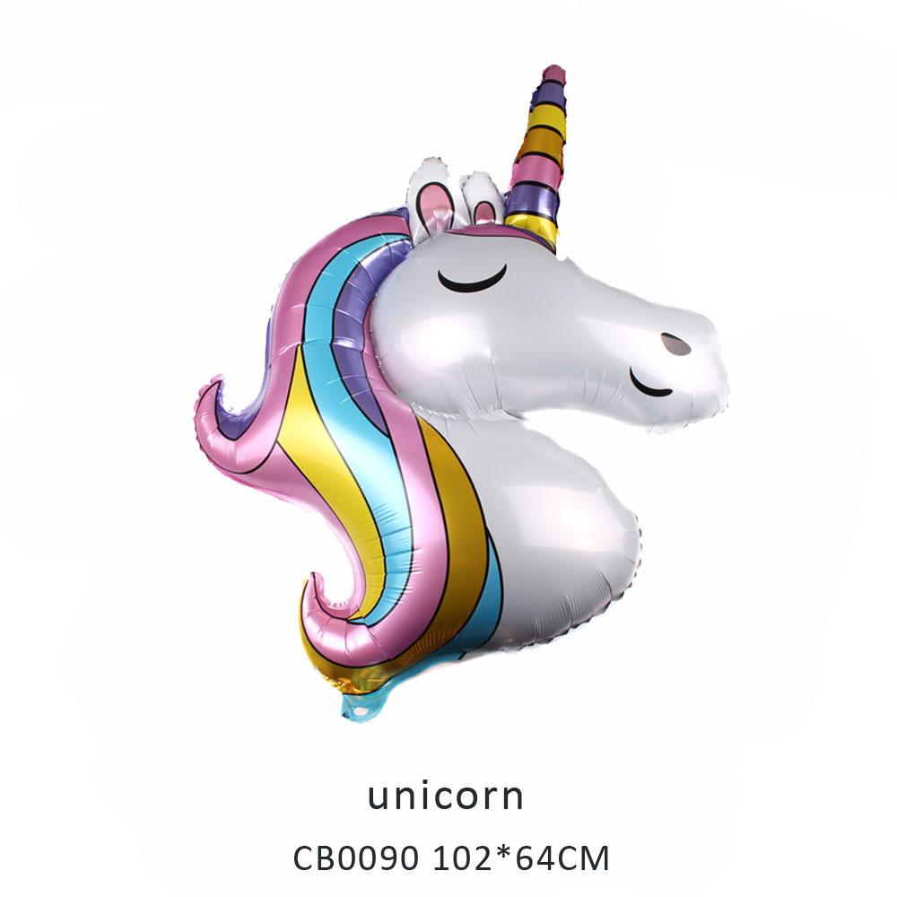 laser unicorn foil balloon MOQ 50pcs