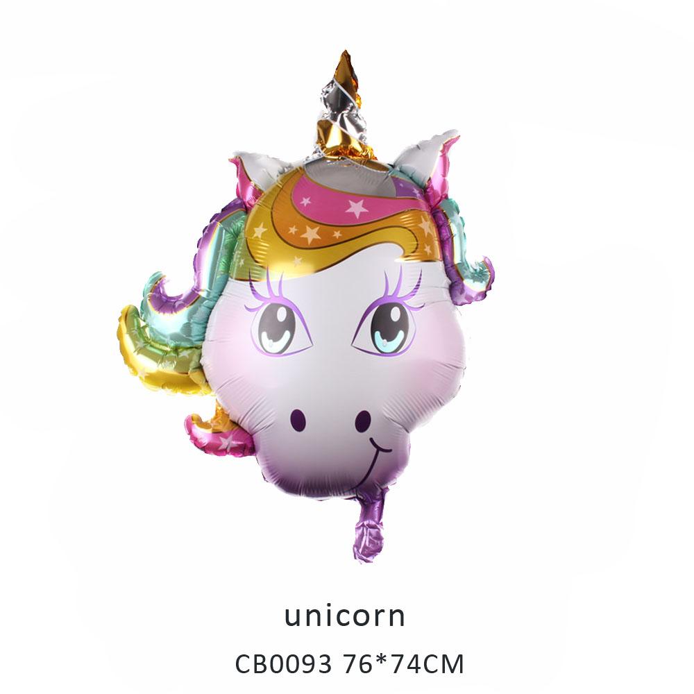 laser unicorn foil balloon MOQ 50pcs