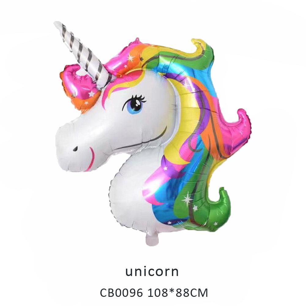 laser unicorn foil balloon MOQ 50pcs