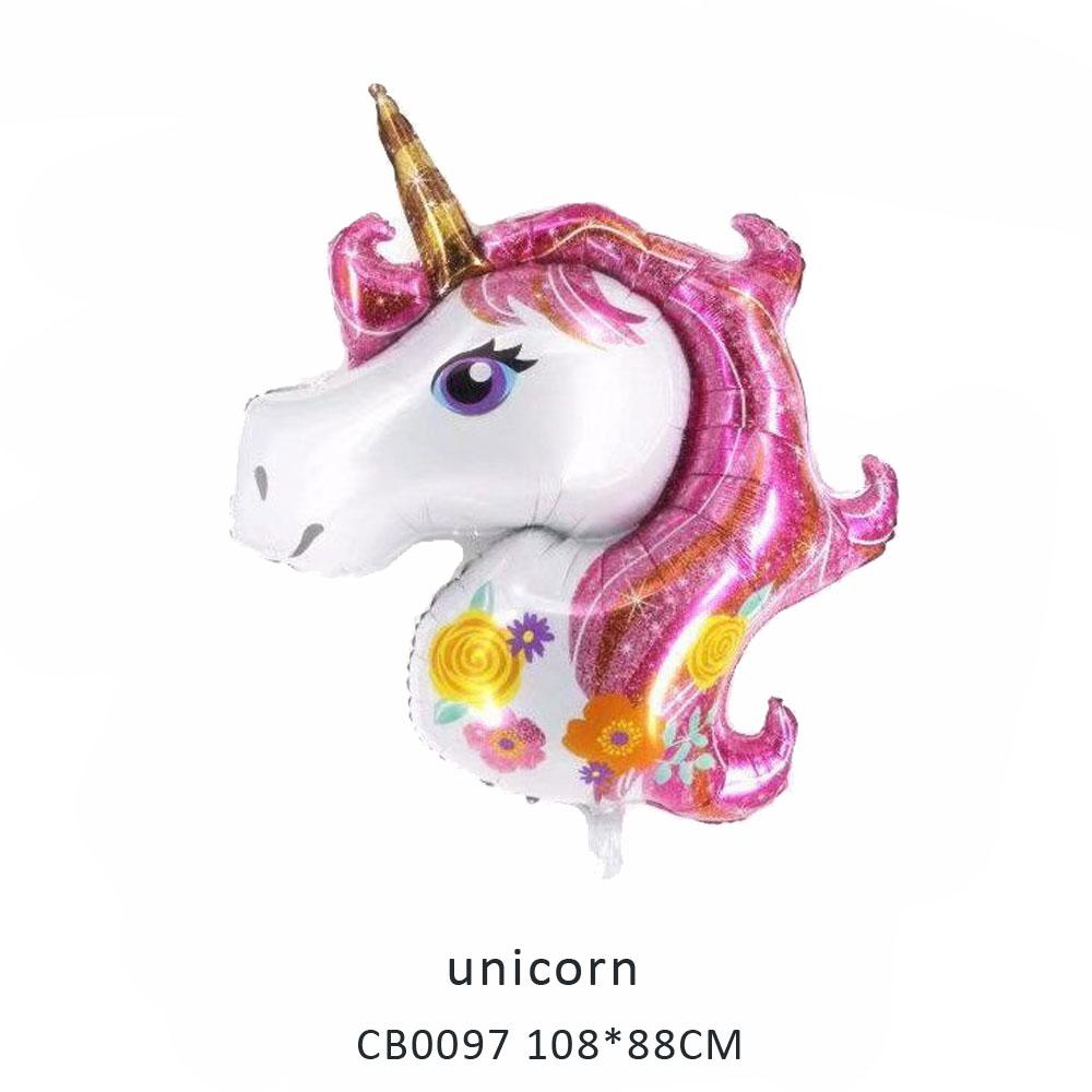 laser unicorn foil balloon MOQ 50pcs