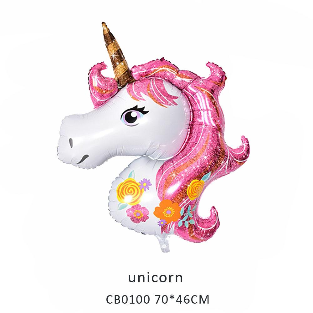 laser unicorn foil balloon MOQ 50pcs