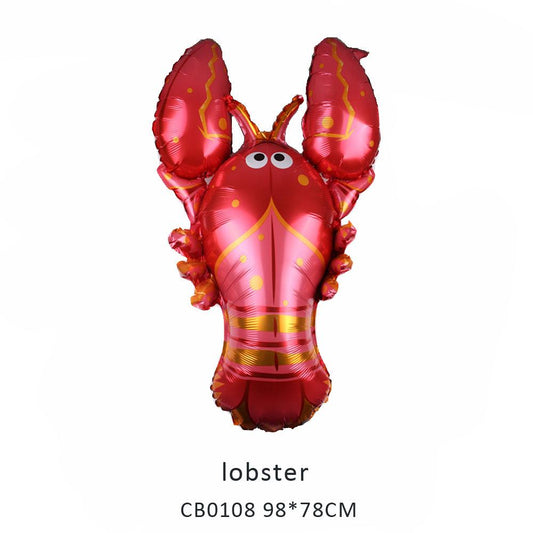 lobster foil balloon MOQ 50pcs