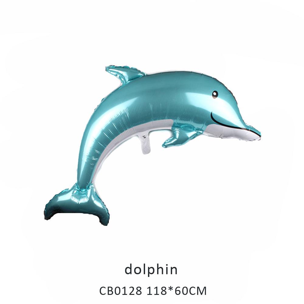 dolphin foil balloon MOQ 50pcs