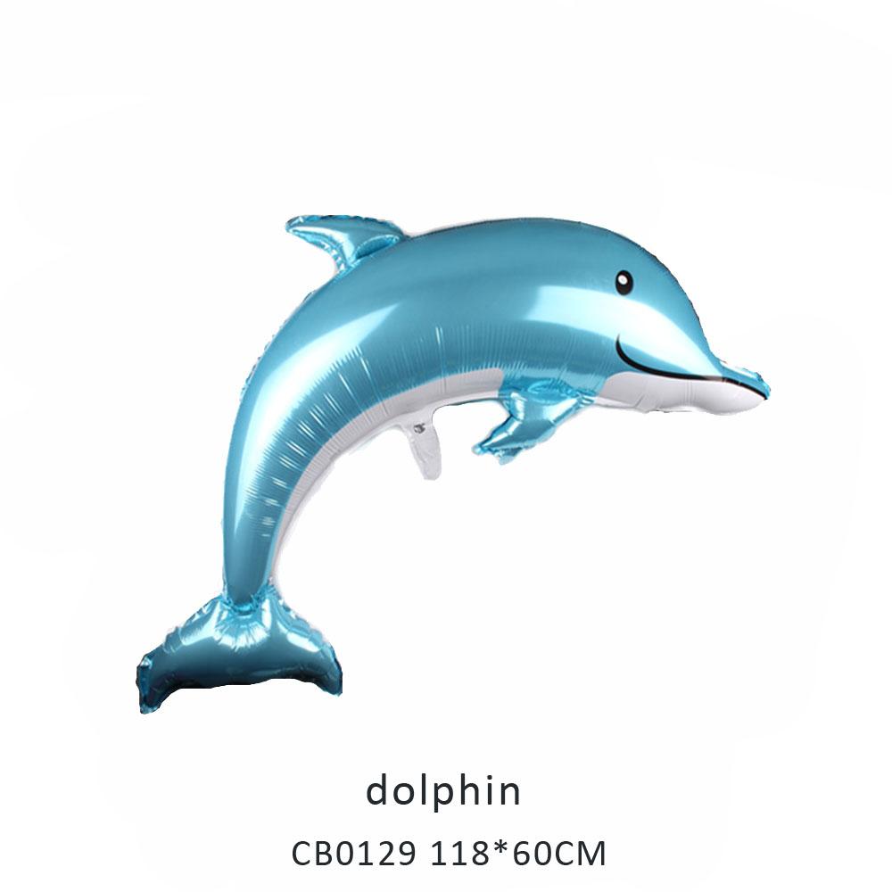 dolphin foil balloon MOQ 50pcs