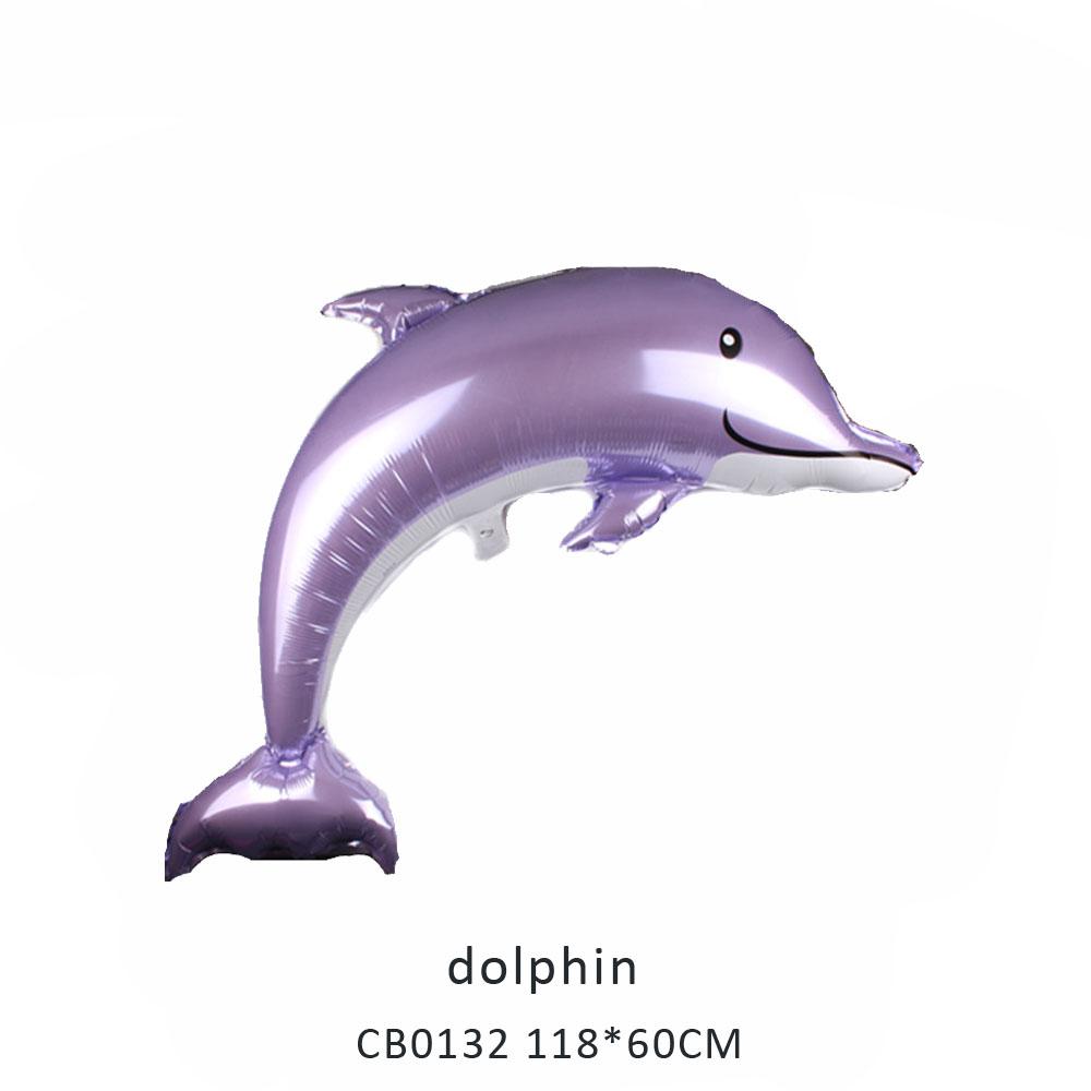 dolphin foil balloon MOQ 50pcs