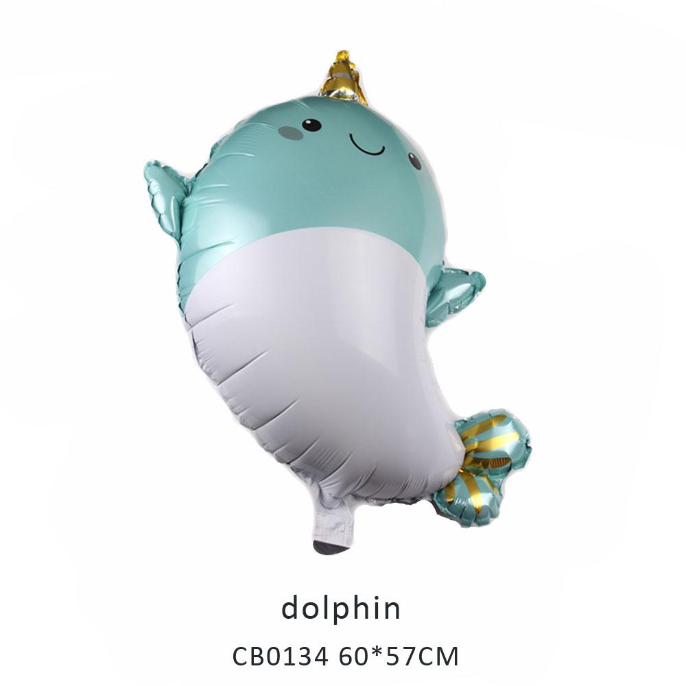 dolphin foil balloon MOQ 50pcs