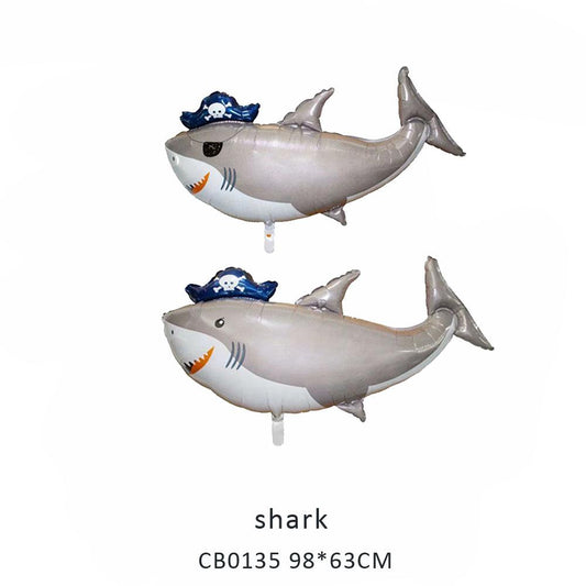 shark foil balloon MOQ 50pcs