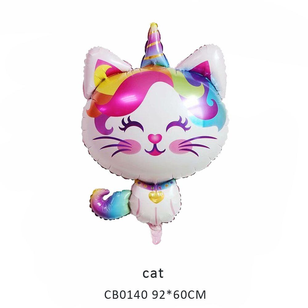 mermaid cat foil balloon MOQ 50pcs