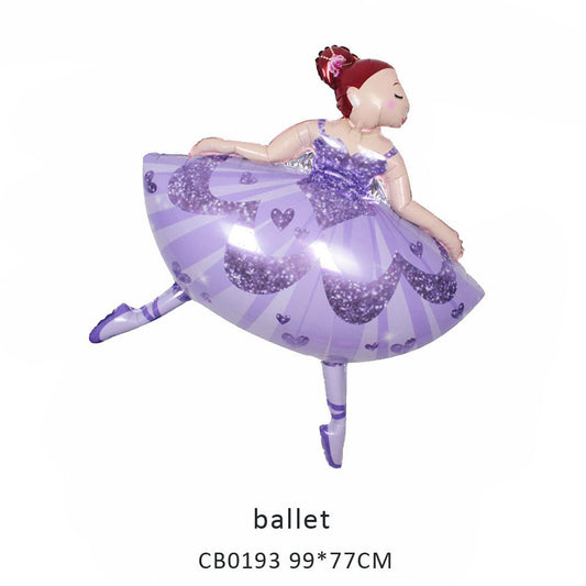 ballet foil balloon MOQ 50pcs