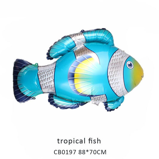 fish foil balloon MOQ 50pcs