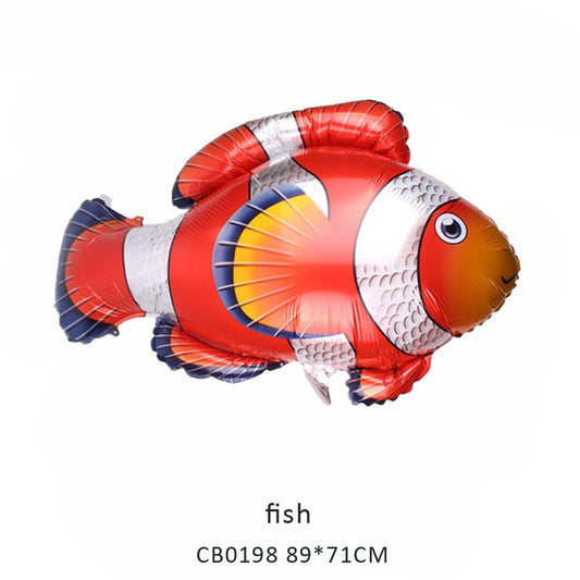 fish foil balloon MOQ 50pcs