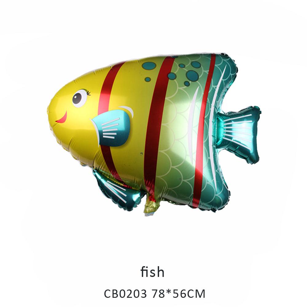 fish foil balloon MOQ 50pcs