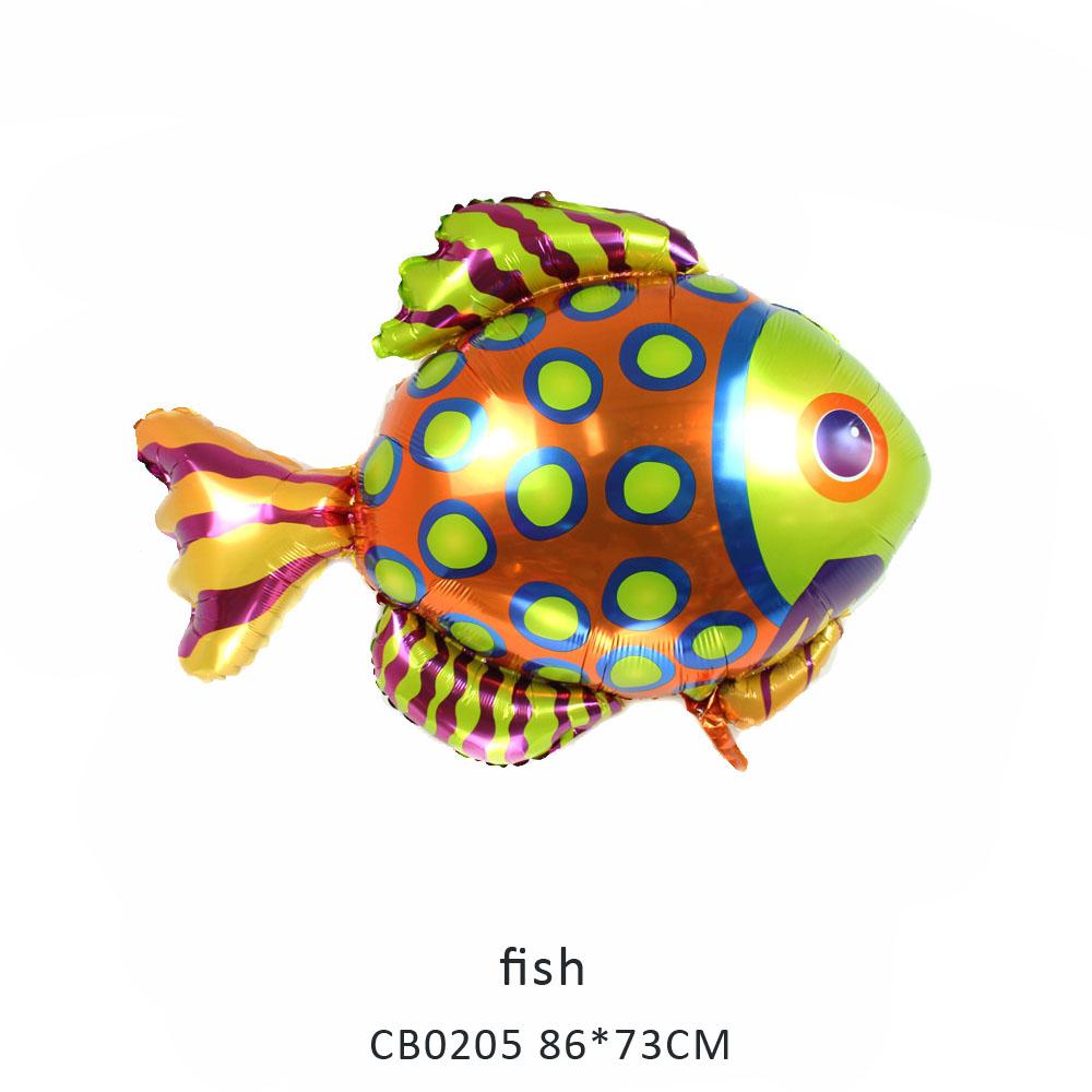 fish foil balloon MOQ 50pcs