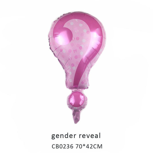 gender reveal foil balloon MOQ 50pcs