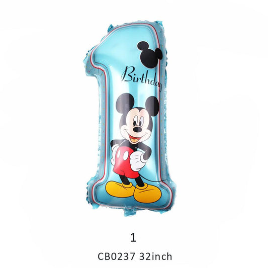 mickey 1st foil balloon MOQ 50pcs