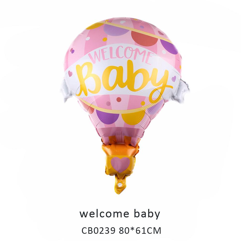 welcome baby foil balloon MOQ 50pcs