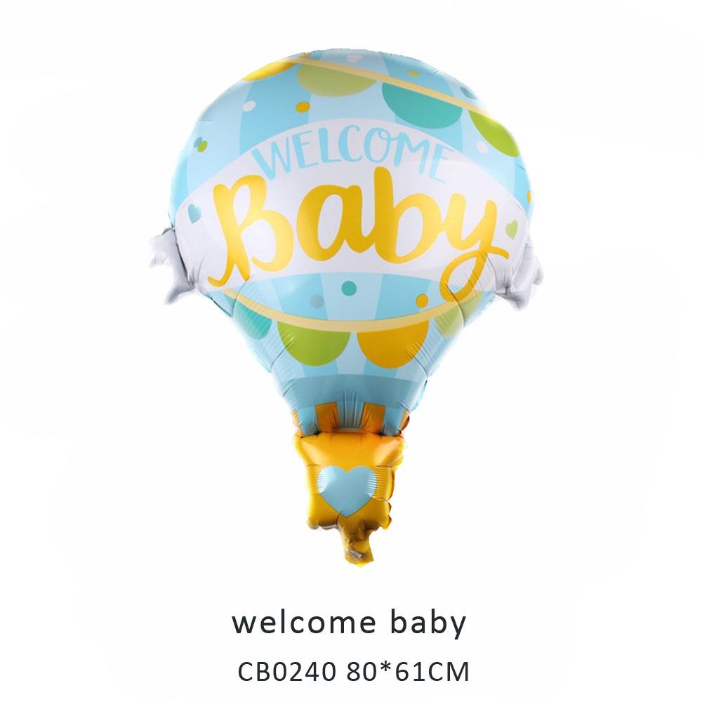 welcome baby foil balloon MOQ 50pcs