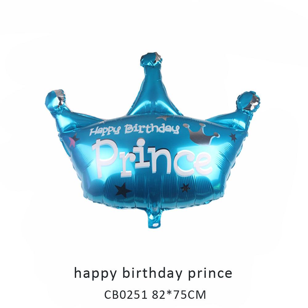 prince foil balloon MOQ 50pcs