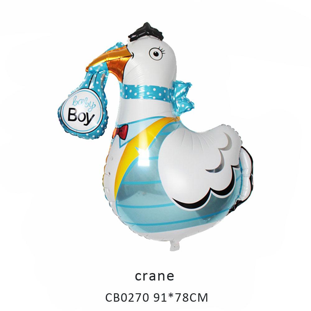 crane foil balloon MOQ 50pcs