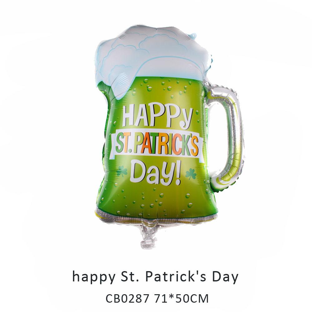 St. Patrick's Day foil balloon MOQ 50pcs