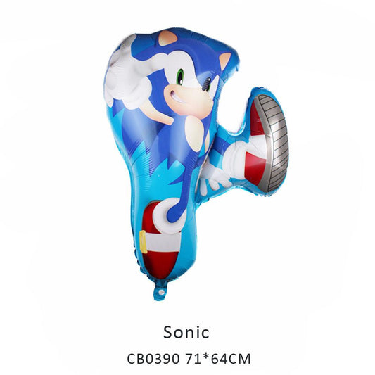 sonic foil balloon MOQ 50pcs