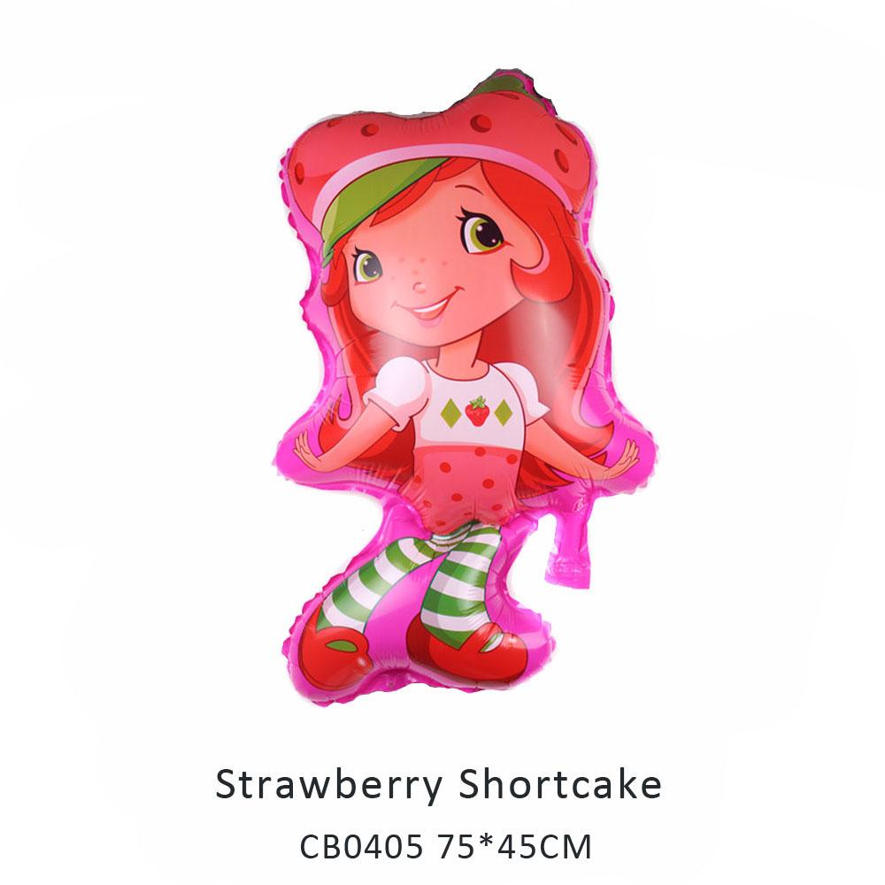 strawberry shortcake foil balloon MOQ 50pcs