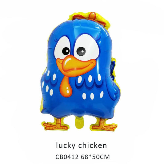 lucky chicken foil balloon MOQ 50pcs