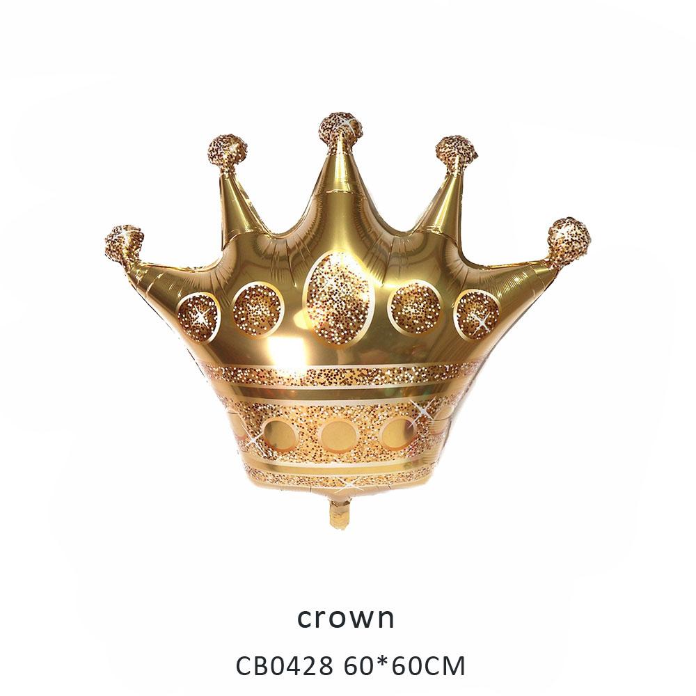 crown foil balloon MOQ 50pcs