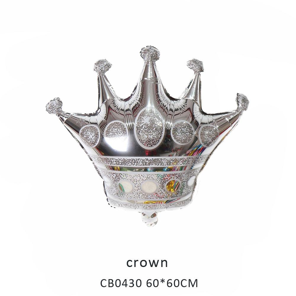 crown foil balloon MOQ 50pcs