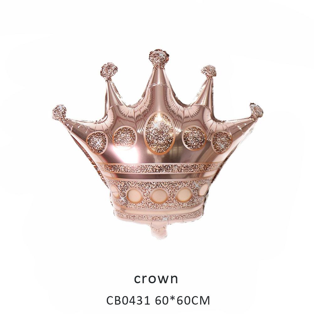 crown foil balloon MOQ 50pcs