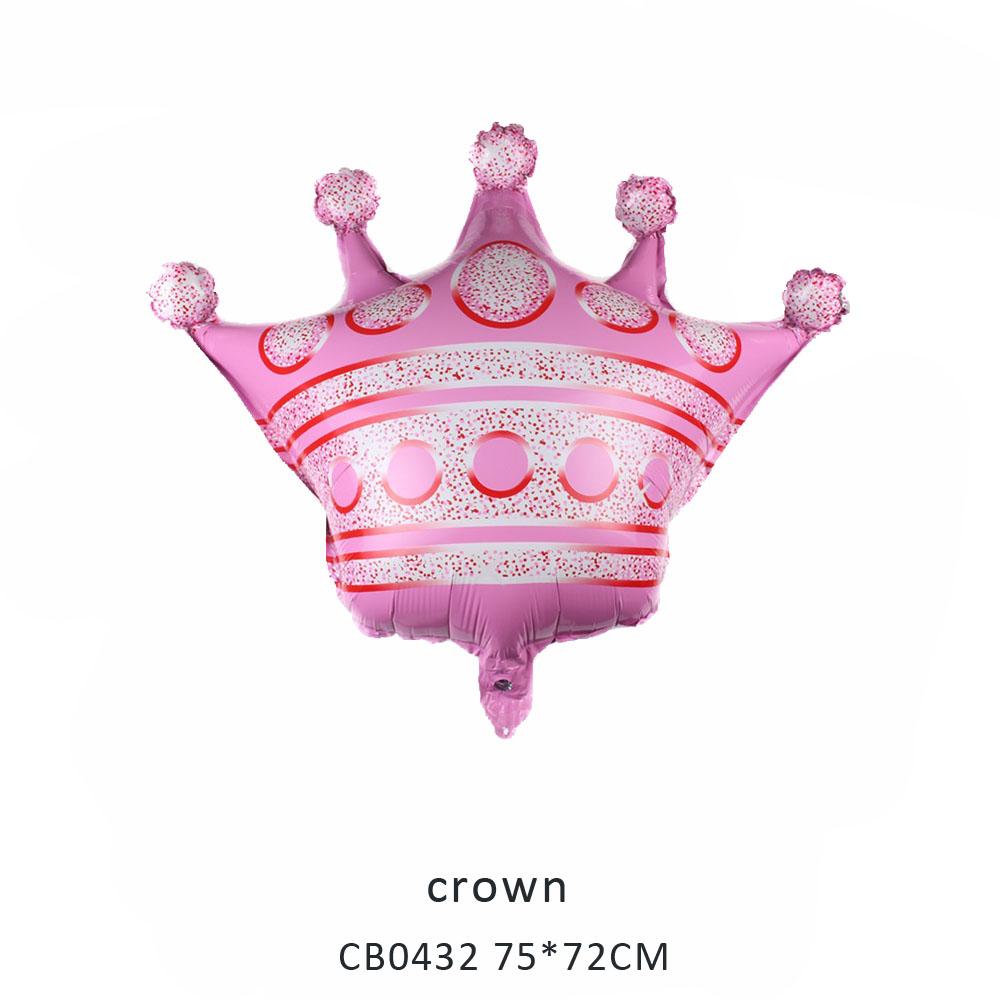 crown foil balloon MOQ 50pcs