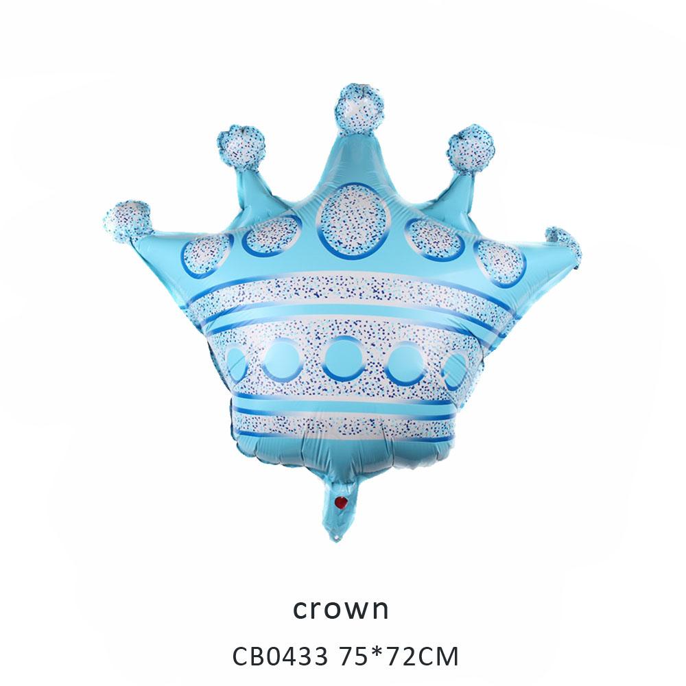 crown foil balloon MOQ 50pcs