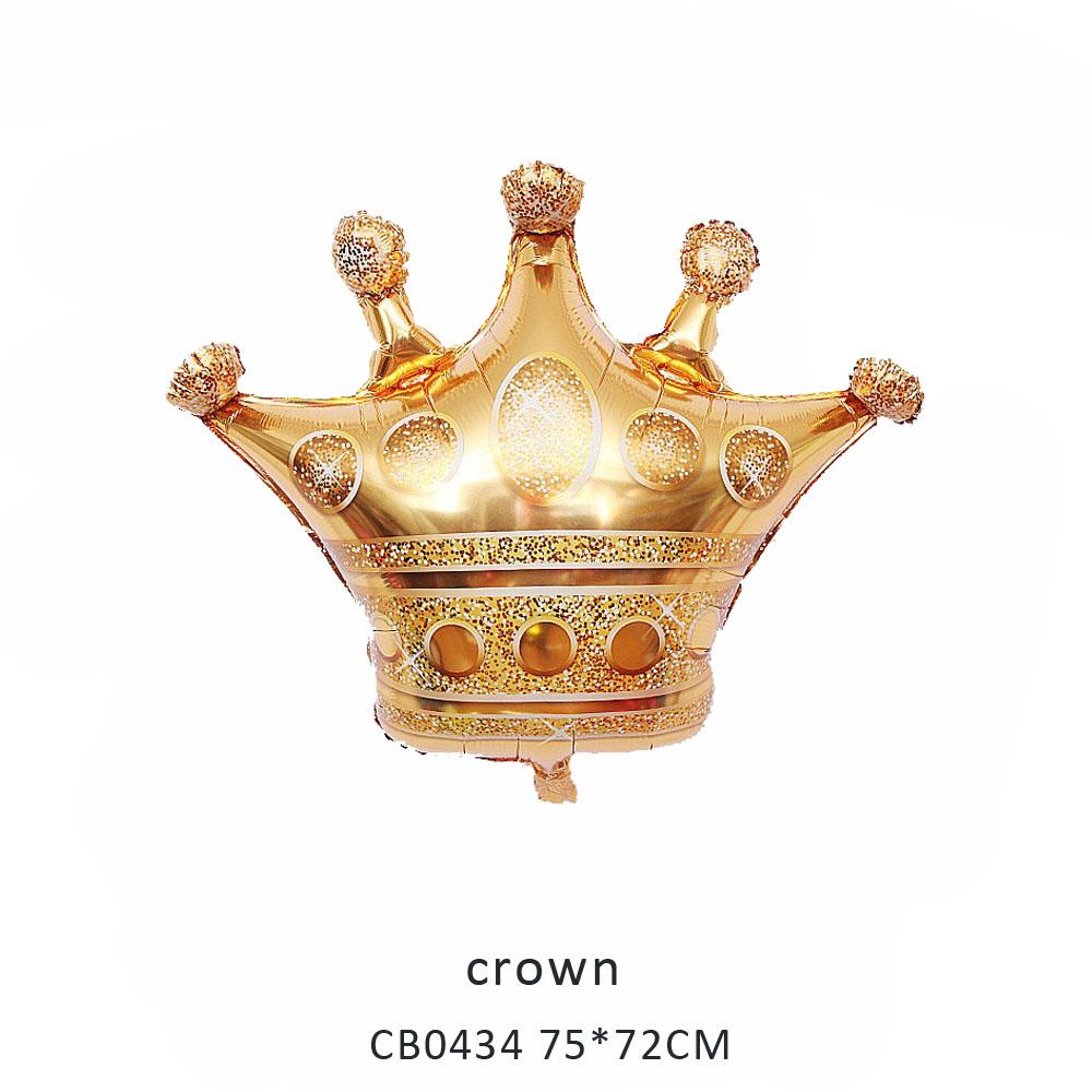 crown foil balloon MOQ 50pcs