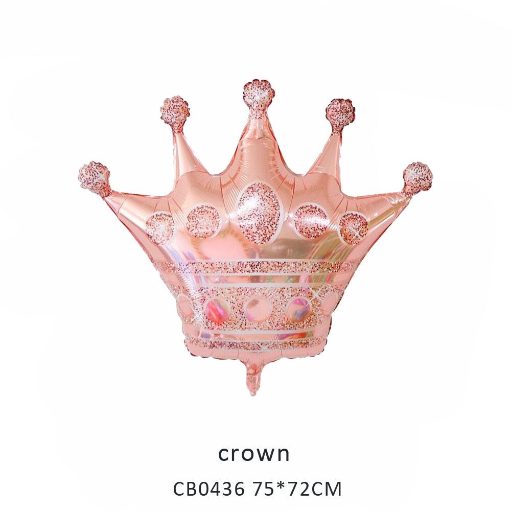 crown foil balloon MOQ 50pcs