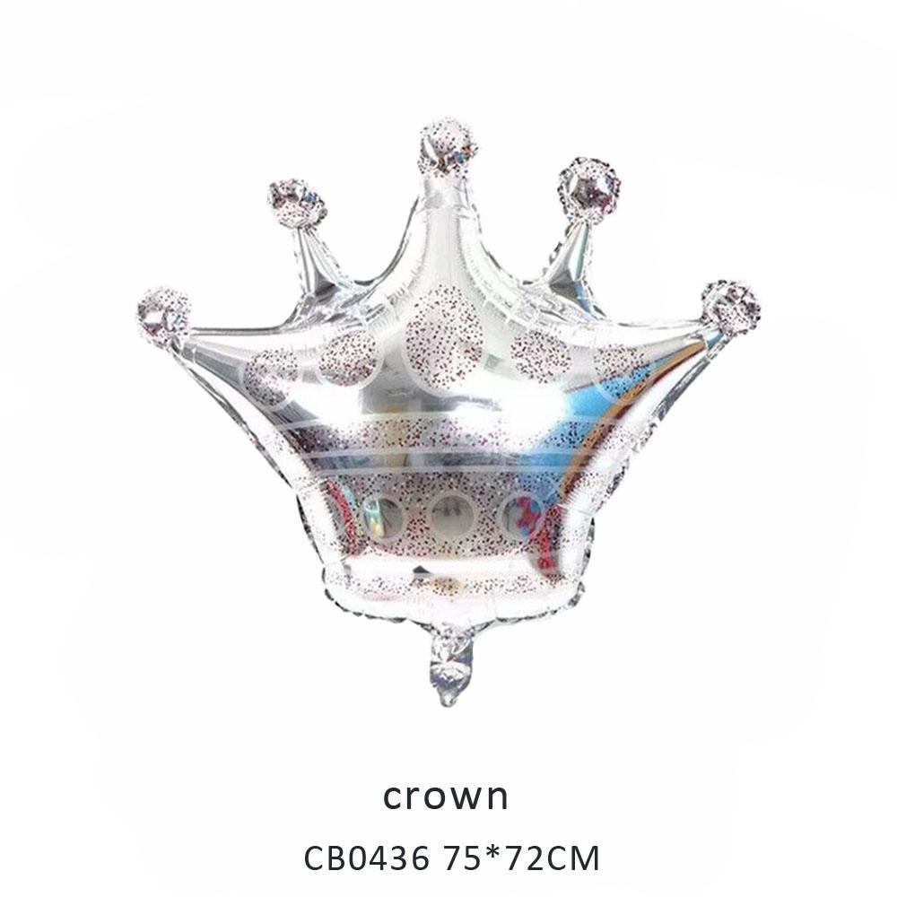 crown foil balloon MOQ 50pcs