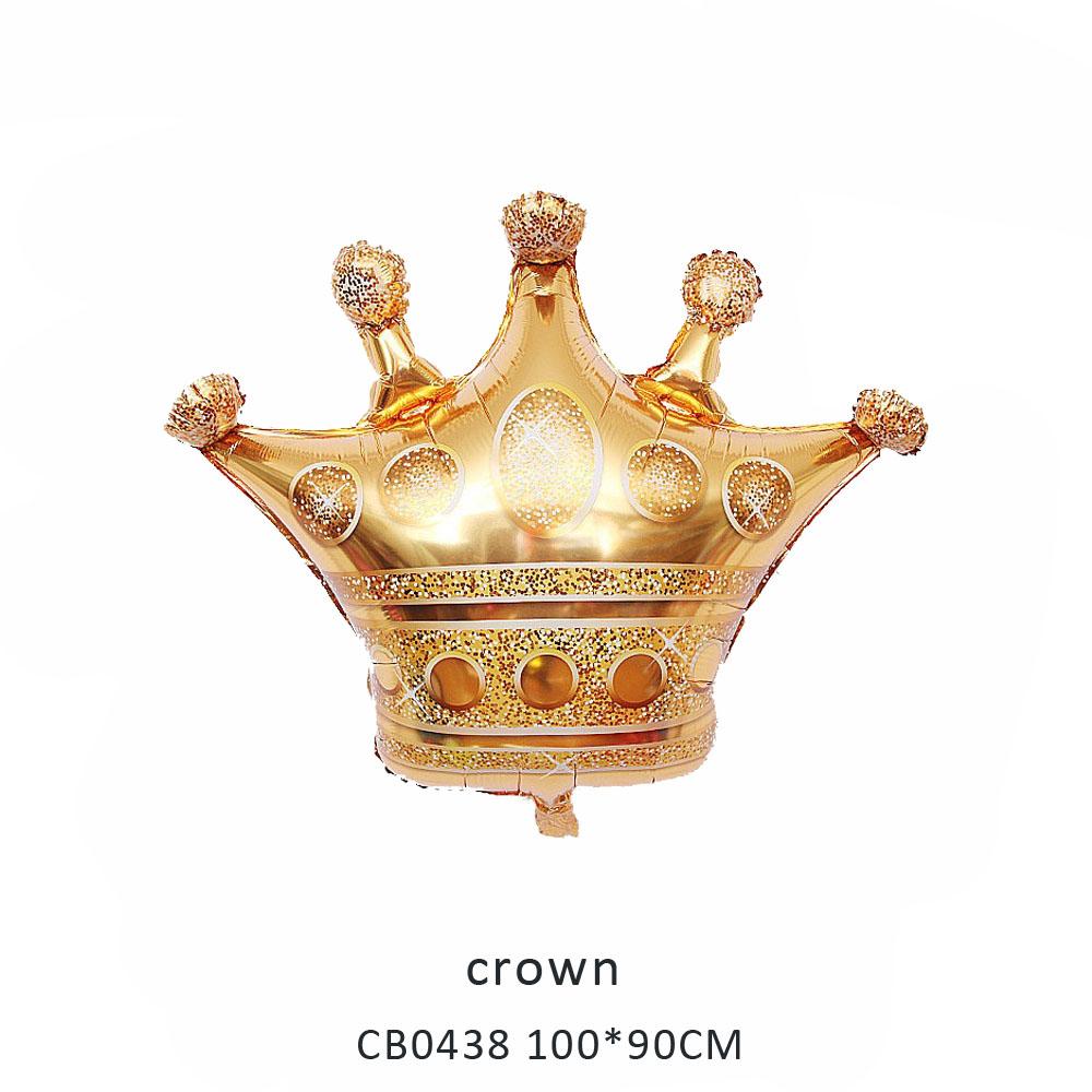 crown foil balloon MOQ 50pcs