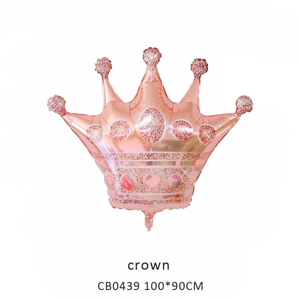 crown foil balloon MOQ 50pcs